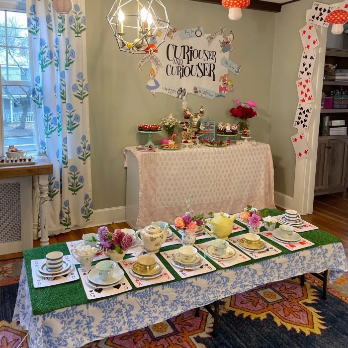 alice in wonderland birthday party supplies