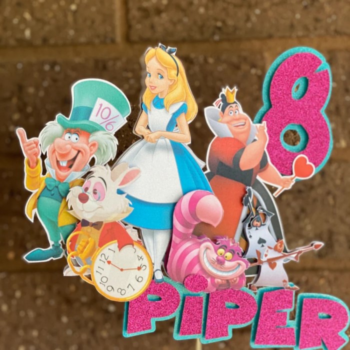 alice in wonderland birthday party supplies