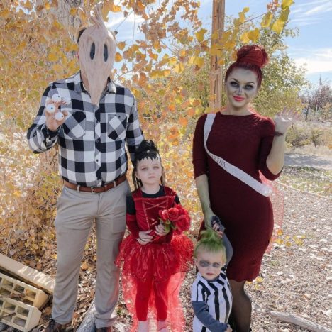 baby beetlejuice costume
