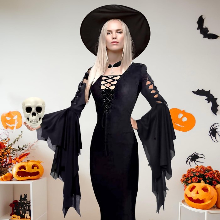 black dress halloween costume