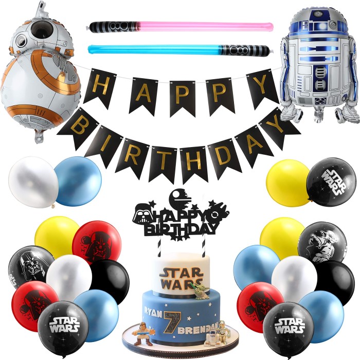 star wars party supplies