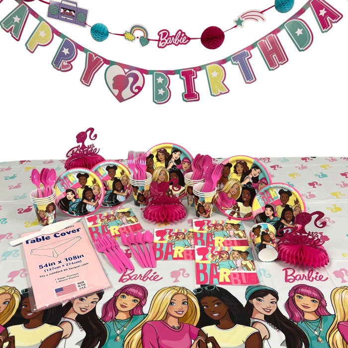 barbie party supplies