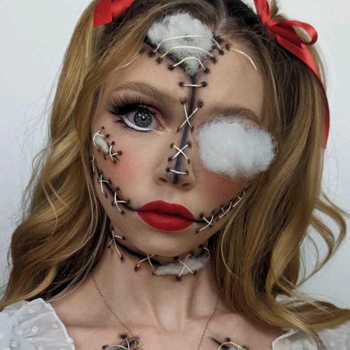 scary halloween face paint ideas