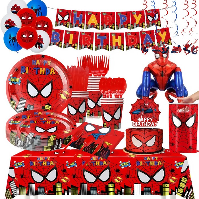 spiderman party supplies