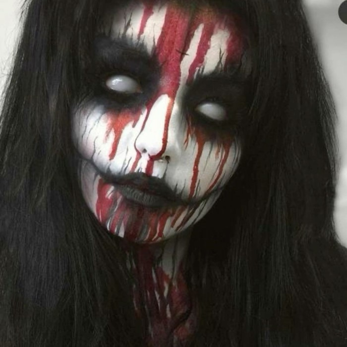 scary halloween face paint ideas