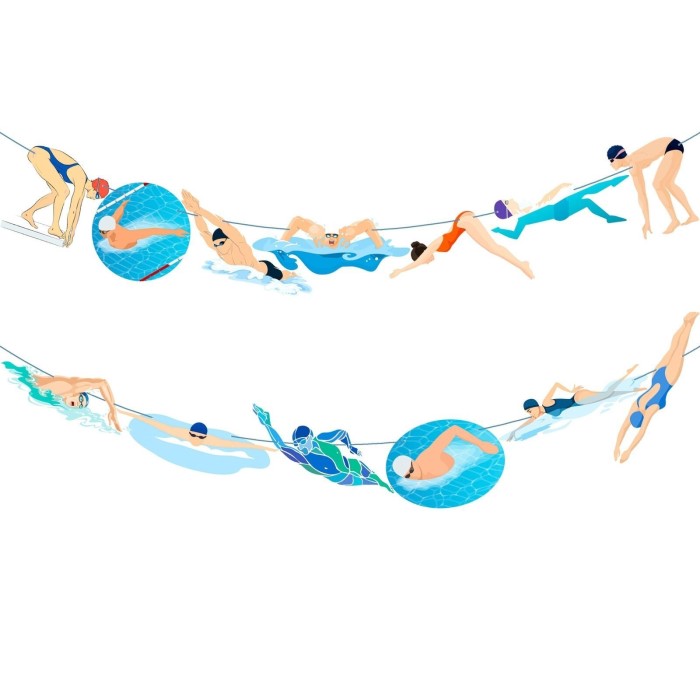 swimming party supplies