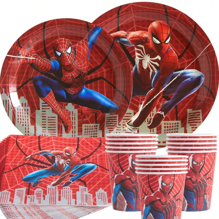 spiderman party supplies