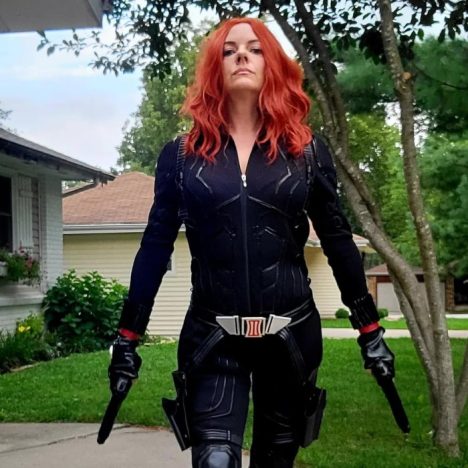 black widow cosplay