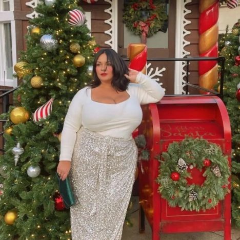 plus size christmas outfit