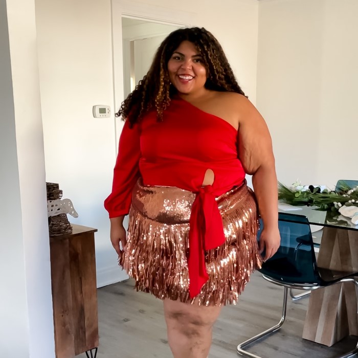 plus size christmas outfit