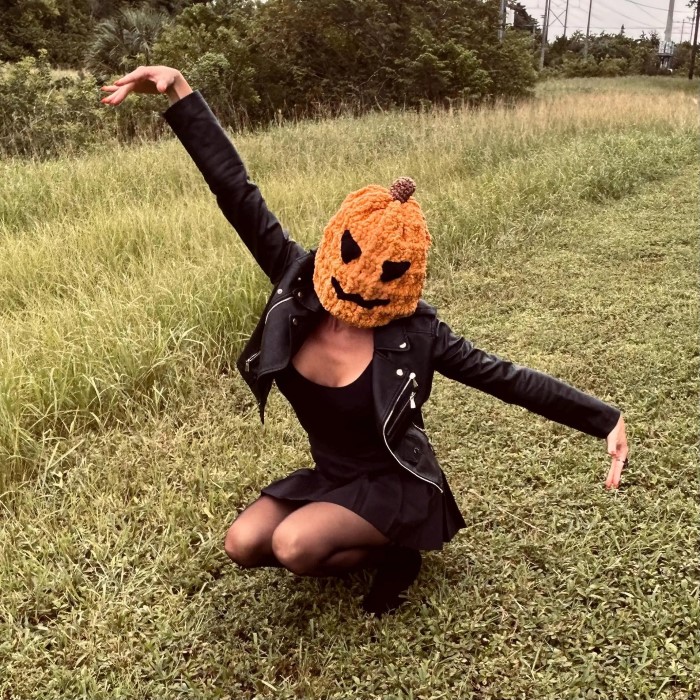 pumpkin head costume
