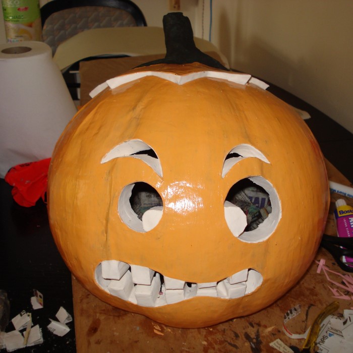 pumpkin head costume