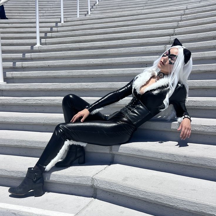 black cat cosplay