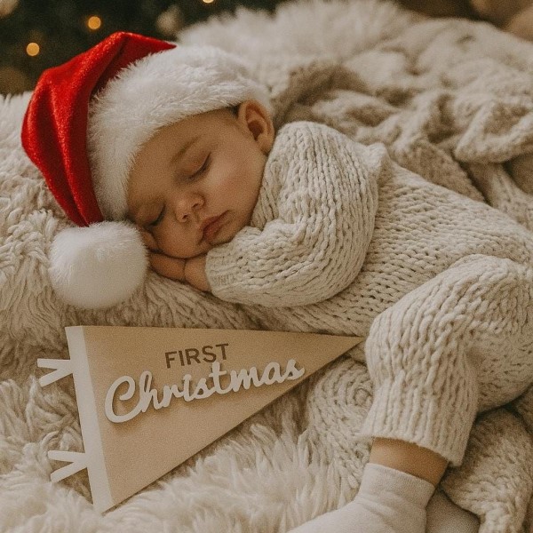 baby’s first christmas outfit