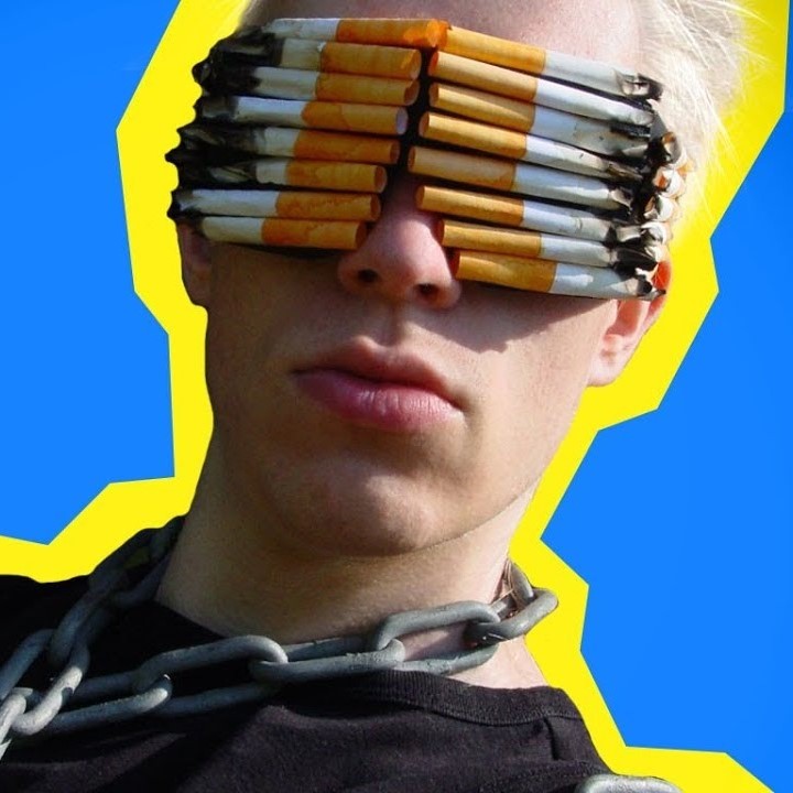 lady gaga cigarette glasses