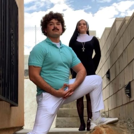 nacho libre and nun costume