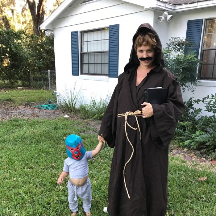 nacho libre and nun costume