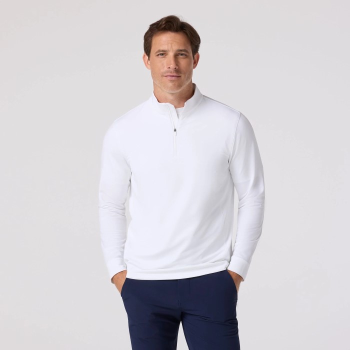 what to wear under quarter zip