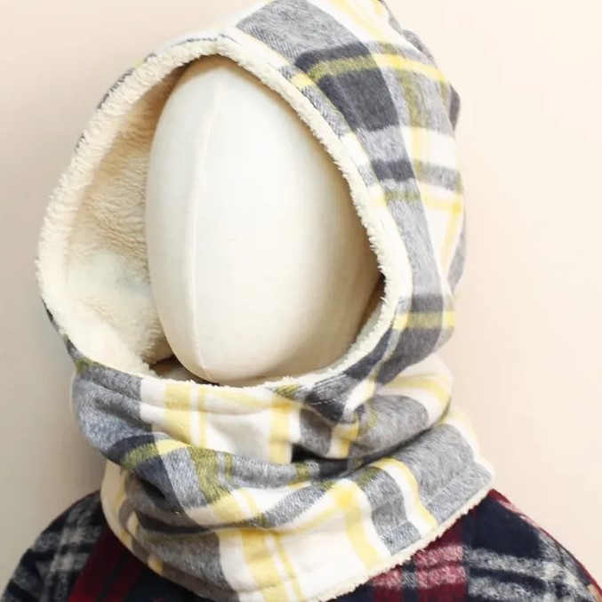how to make a hooded scarf