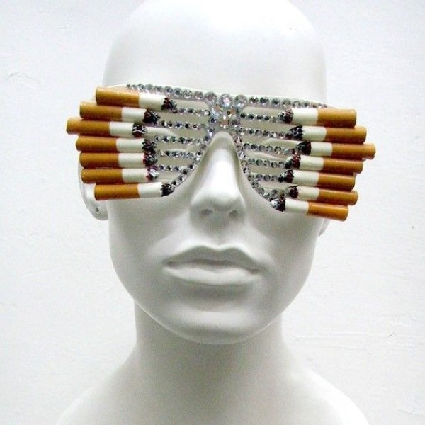 lady gaga cigarette glasses