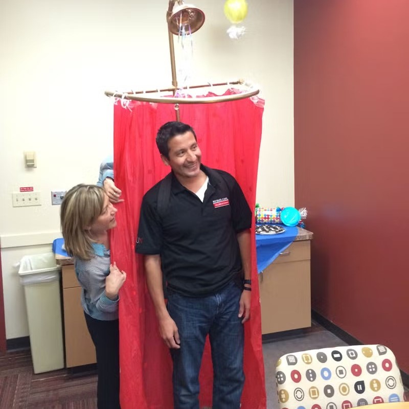 karate kid shower costume