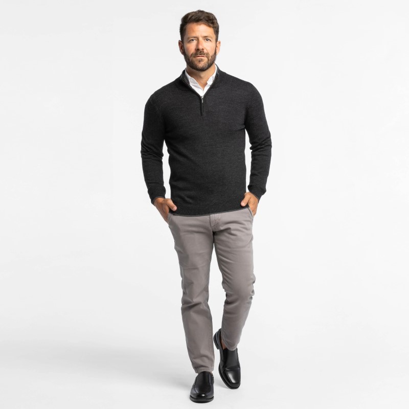 what to wear under quarter zip
