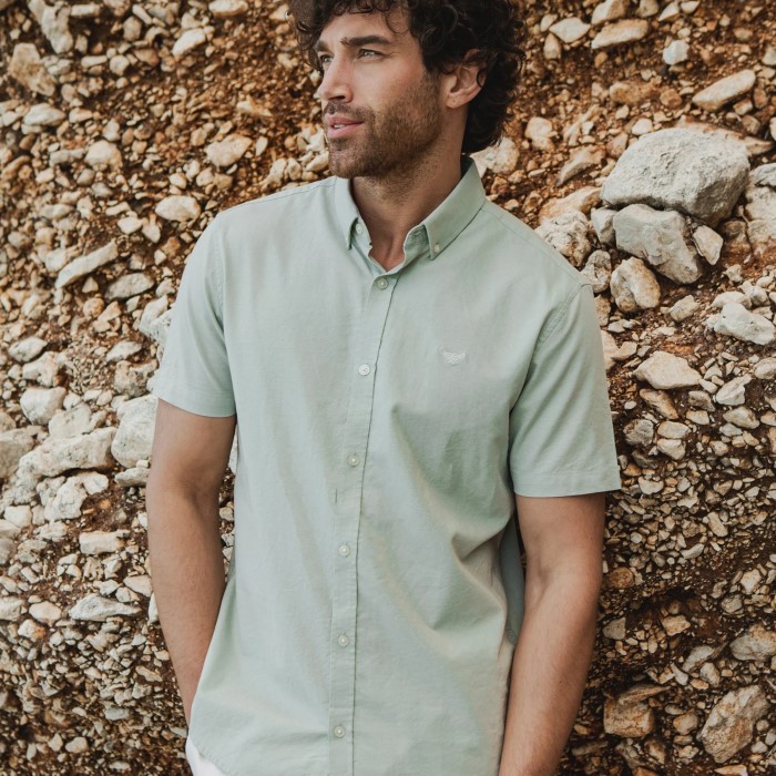 sage green dress shirt