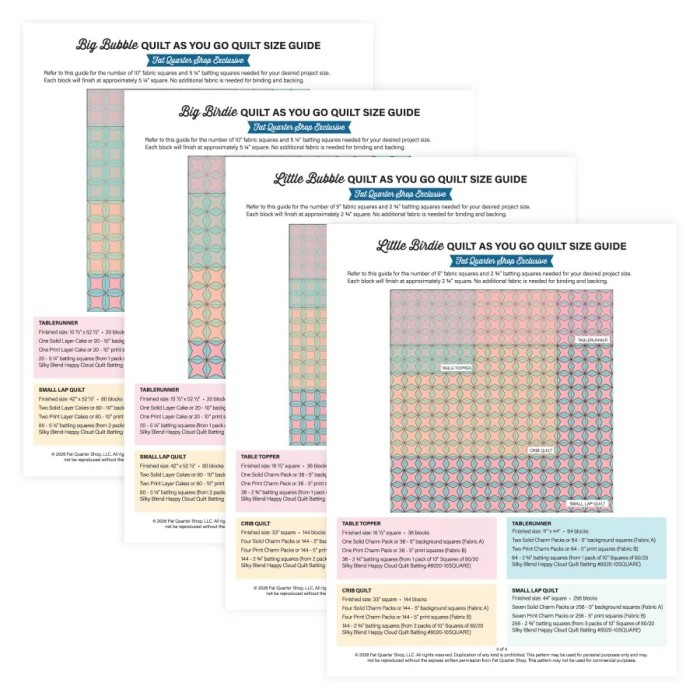 size of a fat quarter