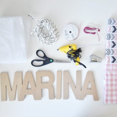 diy name banner