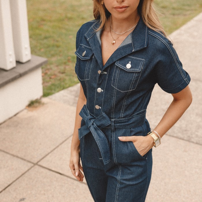 jean jumpsuit