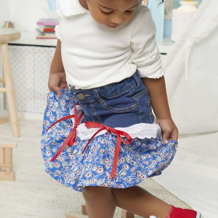jean skirt sewing pattern