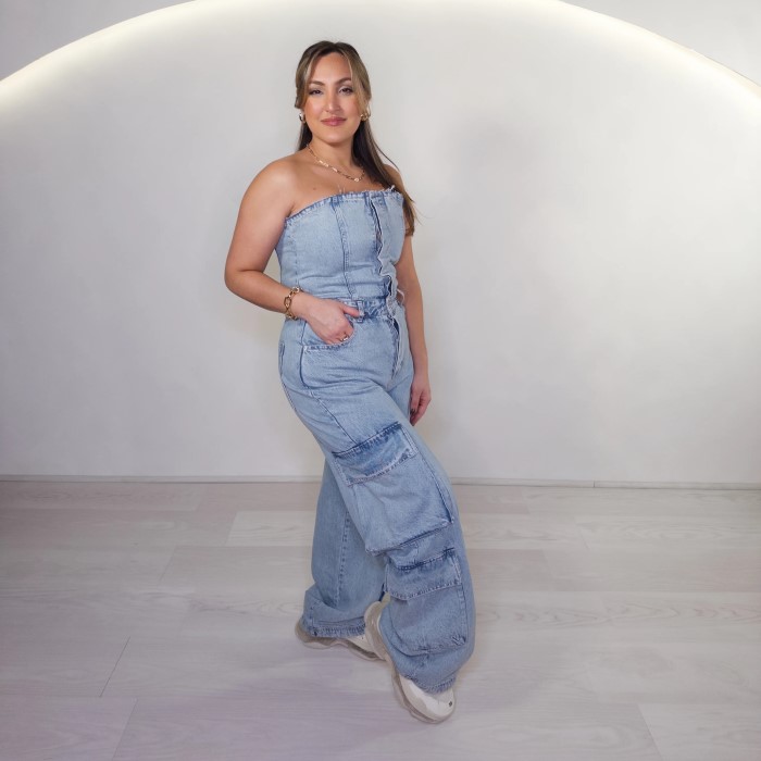jean jumpsuit