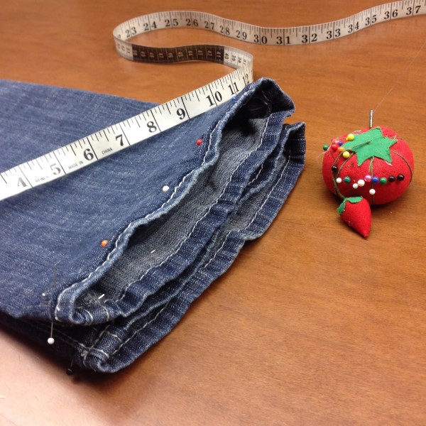 how to hem jeans