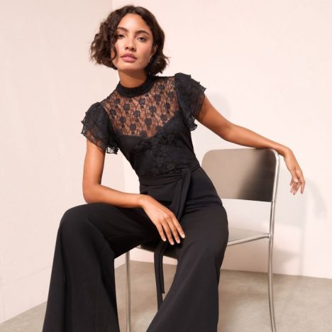 lace jumpsuit