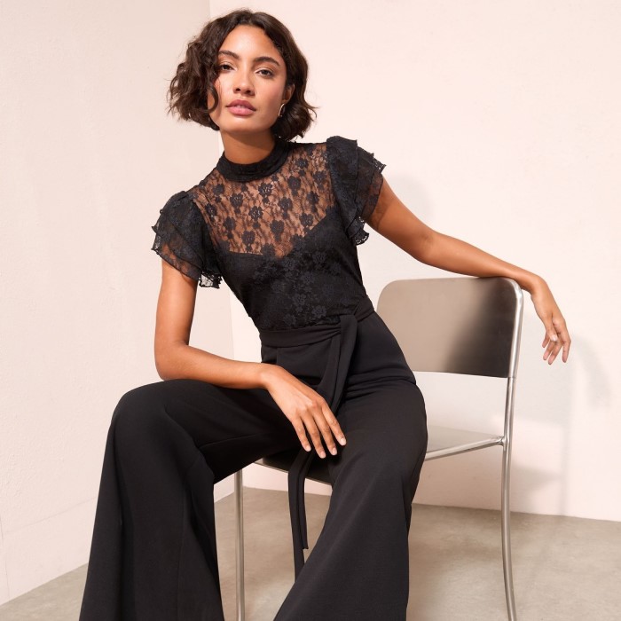 lace jumpsuit