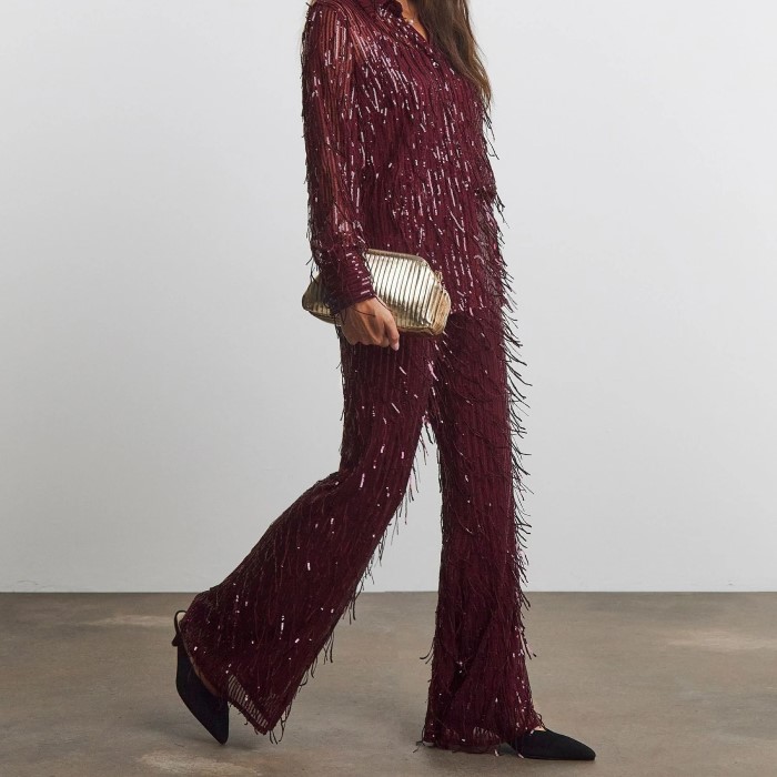 sequin pants