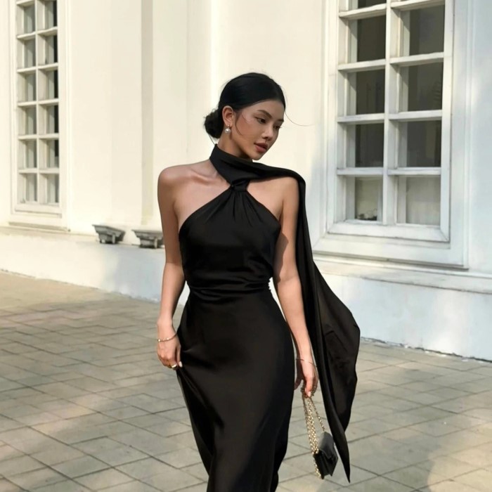 black backless prom dress